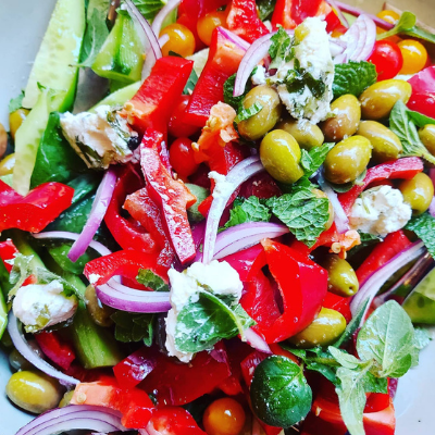 Green Olive Salad | Natural Spice Co
